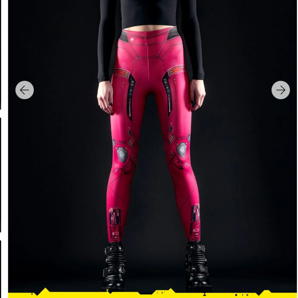 Nwt Blackmilk Cyberpunk 2077 Cybernetic Hwmf Leggings - Limited
